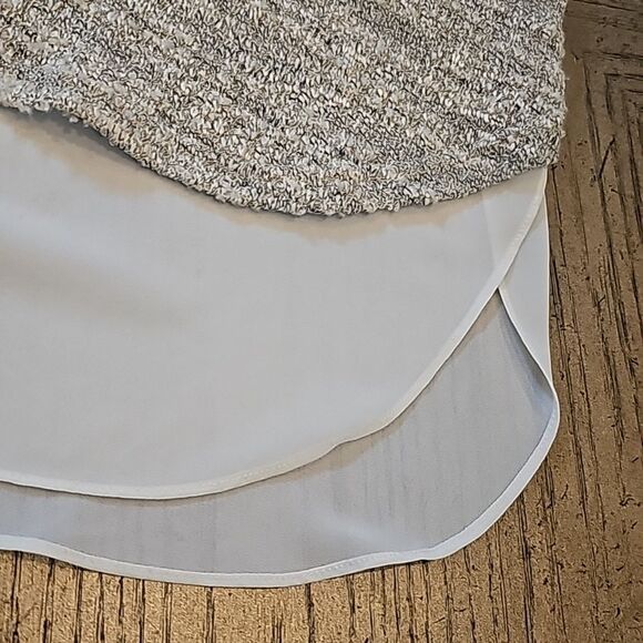 Sanctuary size M tweed sheer blouse - Picture 4 of 9